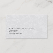 Unieke, moderne, platte versie visitekaartje (Achterkant)