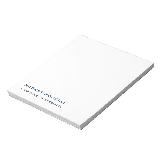 Unieke moderne premium parel minimalist notitieblok (Linkerzijde)