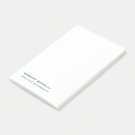 Unieke moderne premium parel minimalist post-it® notes (Schuin)