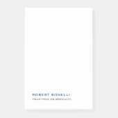 Unieke moderne premium parel minimalist post-it® notes (Voorkant)
