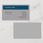 Unieke moderne professionele minimalistische chic visitekaartje (Voorkant / Achterkant)