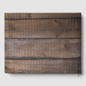 Unieke moderne rustieke 40e verjaardag gepersonali gastenboek (Achterkant)