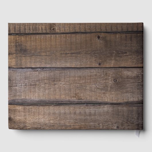 Unieke moderne rustieke 40e verjaardag gepersonali gastenboek (Achterkant)