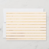 Unieke moderne 'save the dates' | Champagne & Goud Save The Date (Achterkant)