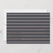 Unieke moderne save the dates | Roze goud Date (Achterkant)