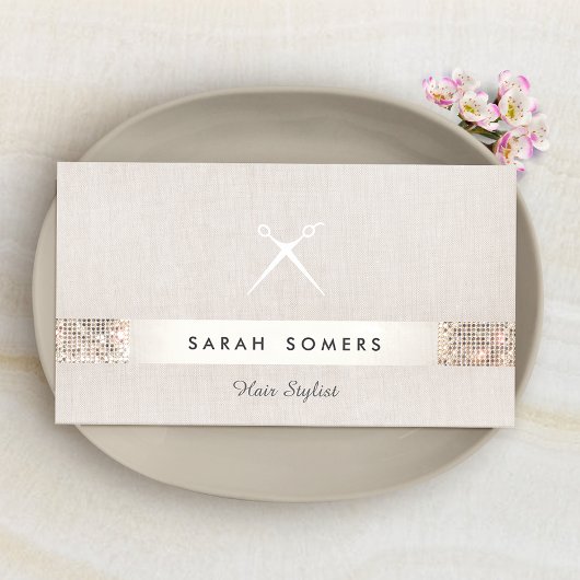 Unieke, moderne schaar van de Stijllijst van het H Visitekaartje