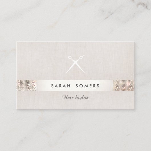 Unieke, moderne schaar van de Stijllijst van het H Visitekaartje (Voorkant)