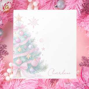Unieke Moderne Stijlvolle Trendy Schattige Kerstmi Notitieblok