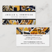 Unieke moderne Tegels collage Visitekaartje (Voorkant / Achterkant)