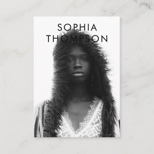 Unieke moderne trendy QR-code sociale media-pictog Visitekaartje (Voorkant)