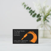 Unieke, moderne Visitekaartjes voor huizenschilder (Staand voorkant)