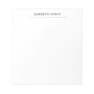 Unieke Moderne Vlakke Minimalist Notitieblok