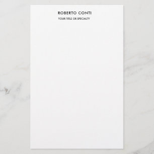Unieke Moderne Vlakke Minimalistische Briefpapier