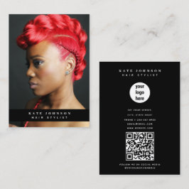 Unieke moderne zakelijke Logo fotograaf foto Visitekaartje