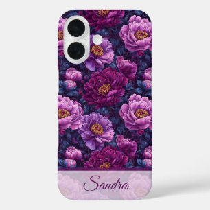 Unieke Moeder Cadeaus Pioen Custom iPhone 16 Hoesje