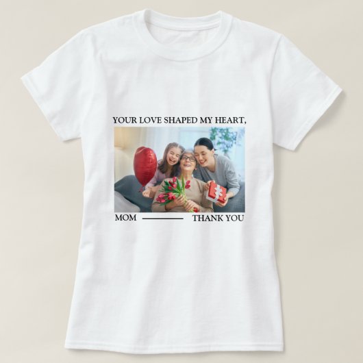 Unieke Moederdag Cadeau Verrassing T-shirt (Design voorkant)