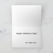 , unieke Moederdag Kaart (Binnen)