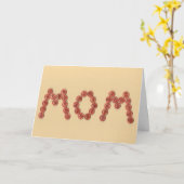 , unieke Moederdag Kaart (Gele Bloem)