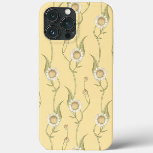 Unieke monogram gele madeliefjesbloem Case-Mate iPhone case