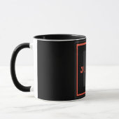 Unieke monogram mok (Links)