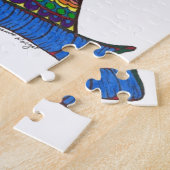 unieke monogram puzzel (Zijkant)