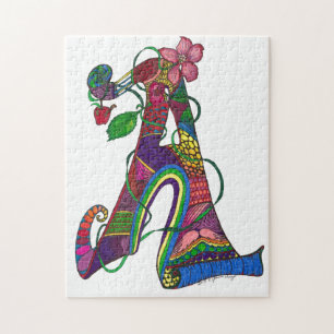 unieke monogram puzzel