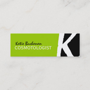 Unieke Monogram-Visitekaartjes Mini Visitekaartje