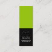 Unieke Monogram-Visitekaartjes Mini Visitekaartje (Achterkant)