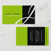 Unieke Monogram-Visitekaartjes Visitekaartje (Voorkant / Achterkant)