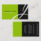 Unieke Monogram-Visitekaartjes Visitekaartje (Voorkant / Achterkant)