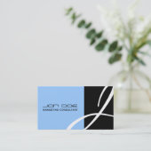 Unieke Monogram-Visitekaartjes Visitekaartje (Staand voorkant)