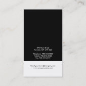 Unieke Monogram-Visitekaartjes Visitekaartje (Achterkant)