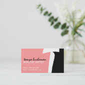 Unieke Monogram-Visitekaartjes Visitekaartje (Staand voorkant)