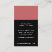 Unieke Monogram-Visitekaartjes Visitekaartje (Achterkant)