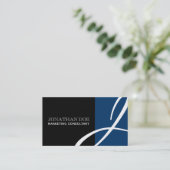 Unieke Monogram-Visitekaartjes Visitekaartje (Staand voorkant)