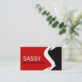 Unieke Monogram-Visitekaartjes Visitekaartje (Staand voorkant)