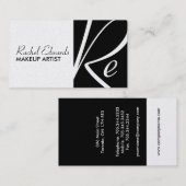 Unieke Monogram-Visitekaartjes Visitekaartje (Voorkant / Achterkant)