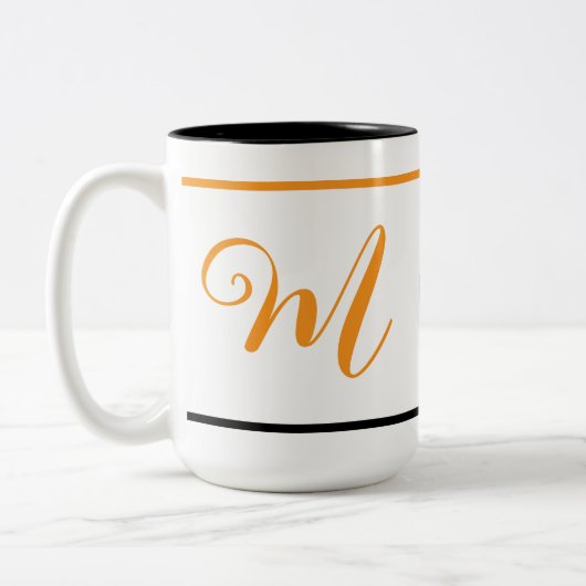 Unieke Monogrammed Initiaal Koffie Mok (Cadeau ide (Links)