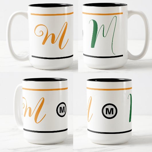 Unieke Monogrammed Initiaal Koffie Mok (Cadeau ide