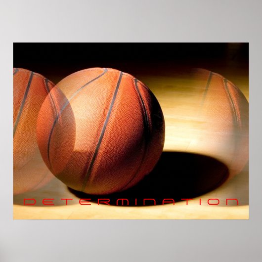 Unieke Motivatie bepaling van de Basketball Print (Voorkant)