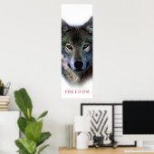 Unieke Motivatie Vrijheidswand Poster van de deur (Thuiskantoor)