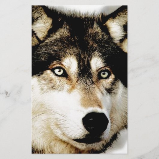 Unieke Motivatie wolf Briefpapier (Voorkant)