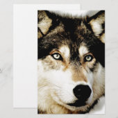 Unieke Motivatie wolf Briefpapier (Voorkant / Achterkant)