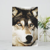 Unieke Motivatie wolf Briefpapier (Staand voorkant)