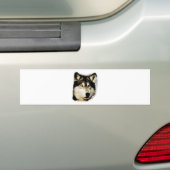 Unieke Motivatie wolf Bumpersticker (Op auto)