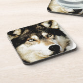 Unieke Motivatie wolf Onderzetter (Linkerzijde)