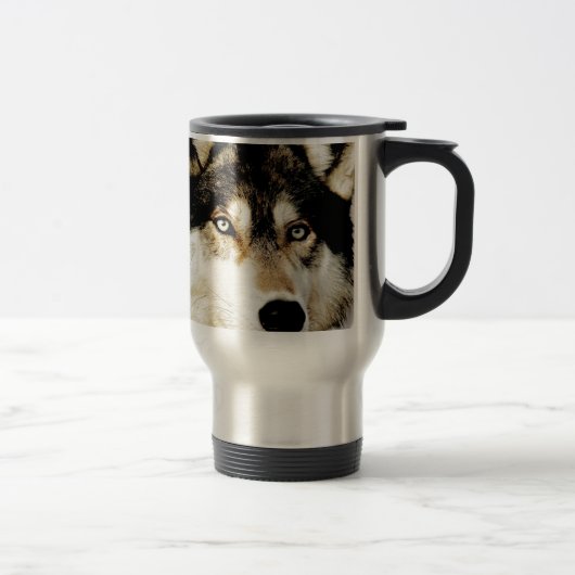 Unieke Motivatie wolf Reisbeker (Rechts)