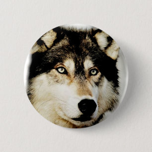 Unieke Motivatie wolf Ronde Button 5,7 Cm