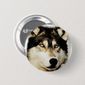 Unieke Motivatie wolf Ronde Button 5,7 Cm (Voorkant /achterkant)