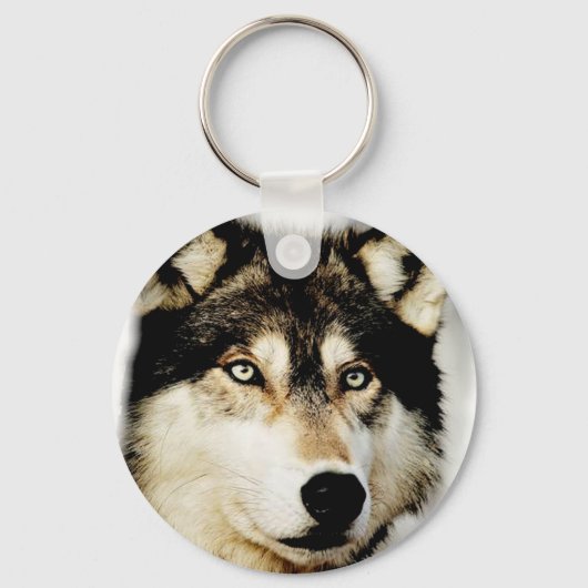 Unieke Motivatie wolf Sleutelhanger (Voorkant)